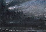 Albert Goodwin Christian and Faithfull in the Grounds of Giant Despair painting
